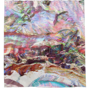 Sequins Haze Shower Curtain
