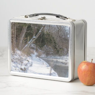 Sequiota Winter Walk Metal Lunch Box