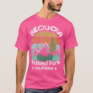 Sequoia California Us National Park Camping Hiking T-Shirt