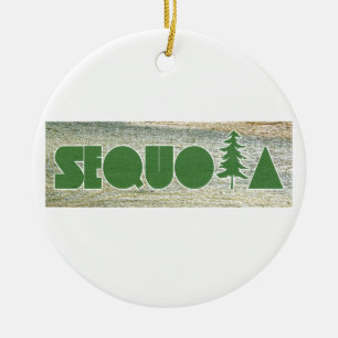 Sequoia Ceramic Tree Decoration