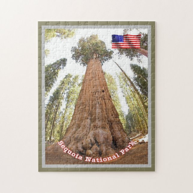 Sequoia - General Sherman Tree - United States - Jigsaw Puzzle (Vertical)
