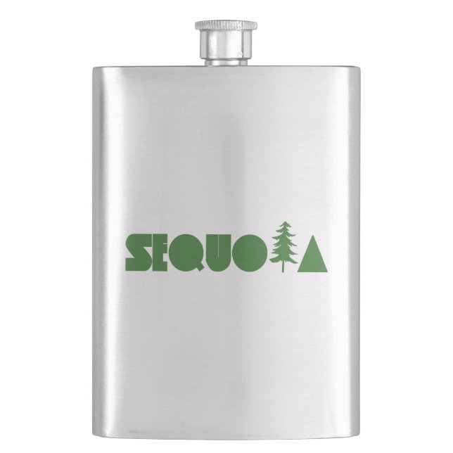 Sequoia Hip Flask (Front)