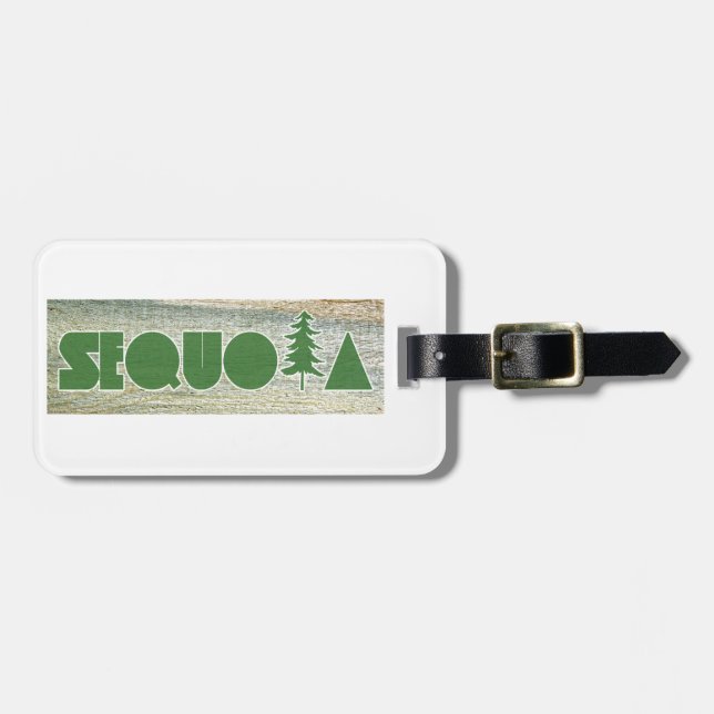 Sequoia Luggage Tag (Front Horizontal)