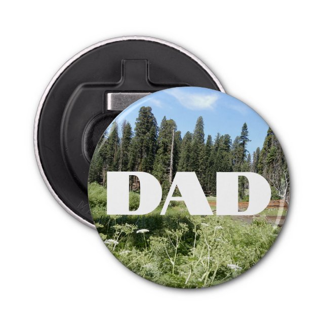 Sequoia National Forest Dad Bottle Opener (Front)