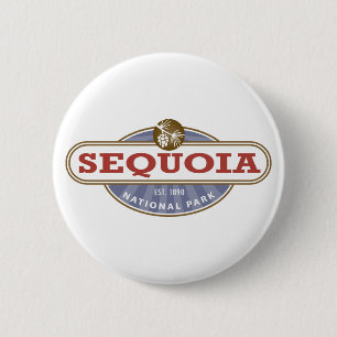 Sequoia National Park 6 Cm Round Badge
