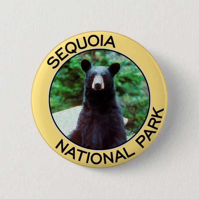 Sequoia National Park 6 Cm Round Badge (Front)