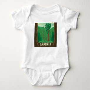 Sequoia National Park Baby Bodysuit