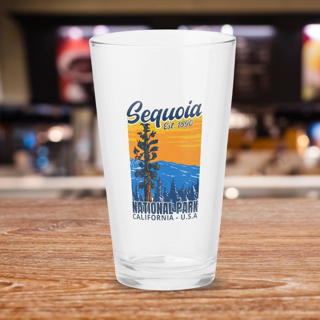 Sequoia National Park California Established 1890 Glass (Creator Uploaded)