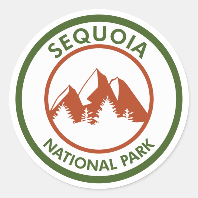 Sequoia National Park Classic Round Sticker (Front)