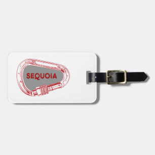 Sequoia National Park Climbing Carabiner Luggage Tag