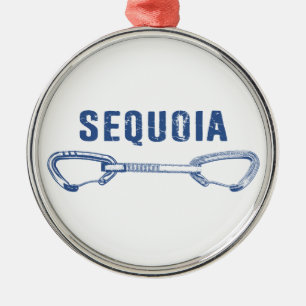 Sequoia National Park Climbing Quickdraw Metal Tree Decoration