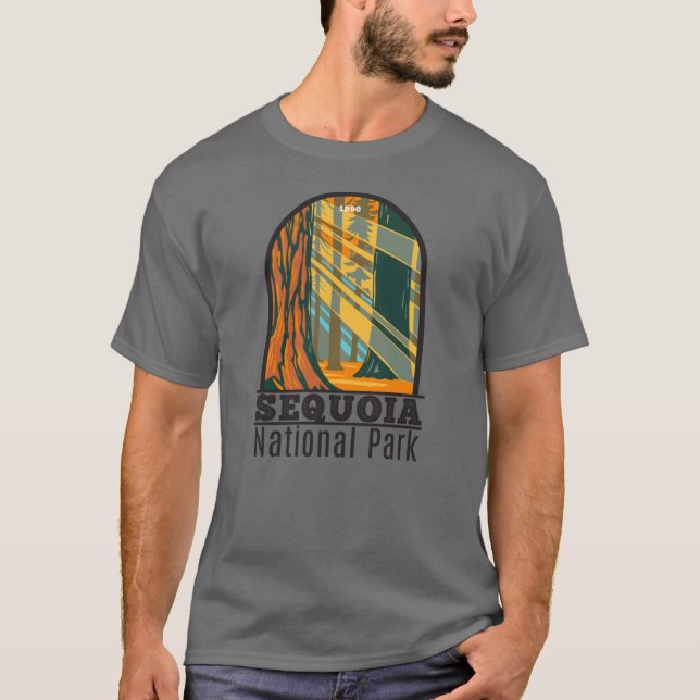 Sequoia National Park Giant Sequoia Trees T-Shirt (Front)