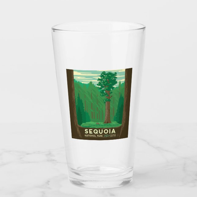 Sequoia National Park Glass (Front)