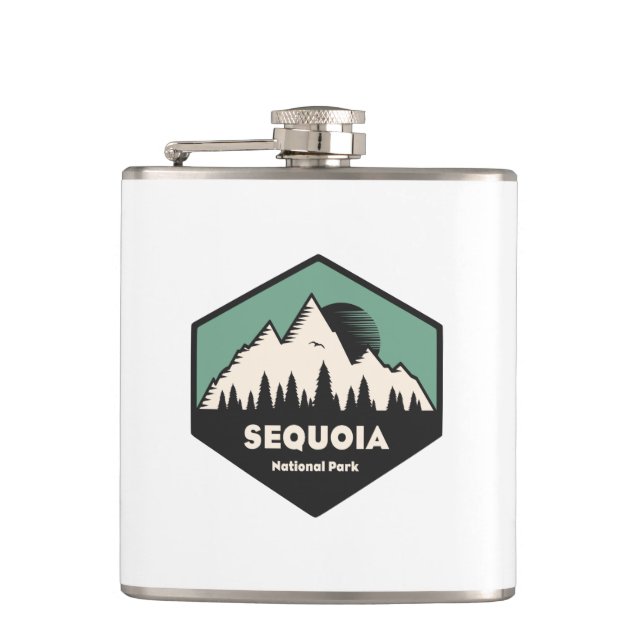 Sequoia National Park Hip Flask (Front)