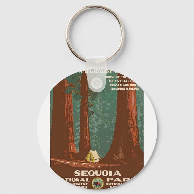 Sequoia National Park Key Ring (Front)