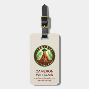 Sequoia National Park Luggage Tag