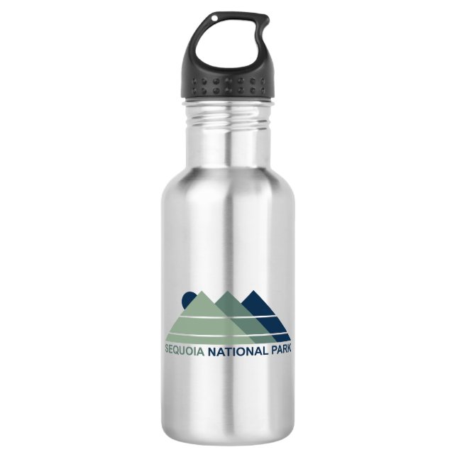 Sequoia National Park Mountain Sun 532 Ml Water Bottle (Front)