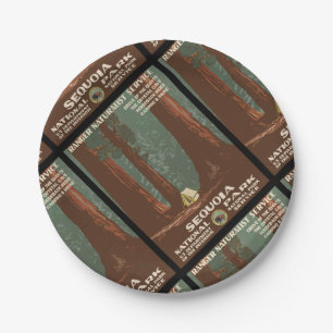 Sequoia National Park Paper Plate