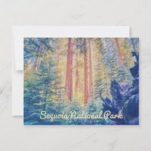 Sequoia National Park Postcard