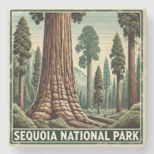 Sequoia National Park Stone Coaster
