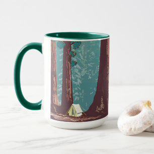 Sequoia National Park Tent Camping  Mug