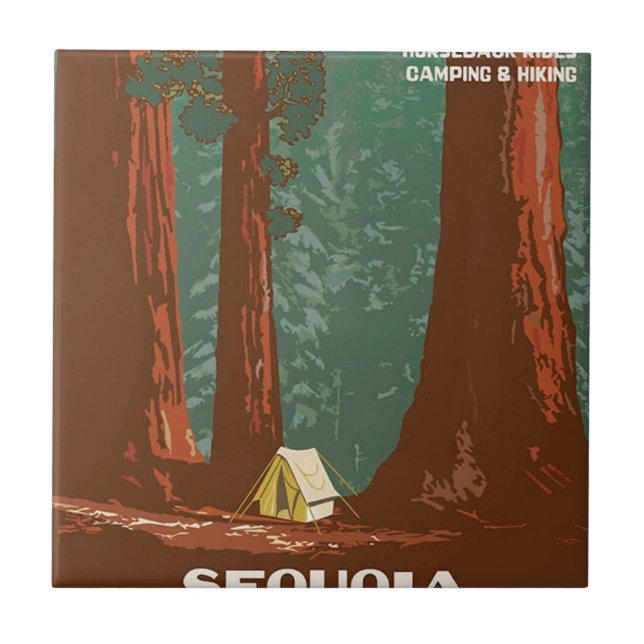 Sequoia National Park Tile (Front)