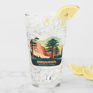 Sequoia National Park Trees Mountains Glass