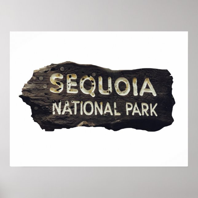 Sequoia National Park Wooden sign (Front)