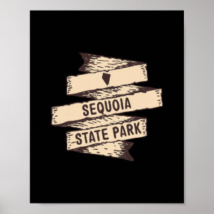 Sequoia State Park Nevada Nv Wooden Sign Vacation