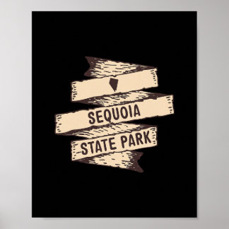 Sequoia State Park Nevada Nv Wooden Sign Vacation
