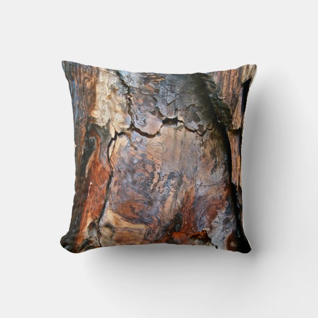 SEQUOIA TREE BARK DETAIL CUSHION (Front)