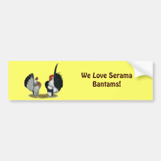 Serama Bantams Bumper Sticker