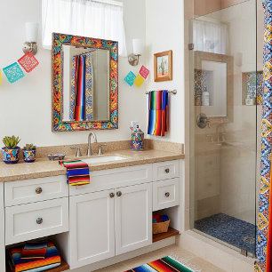 Serape stripes bath towel set