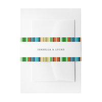 Serape Summer Vertical Stripes | Wedding
