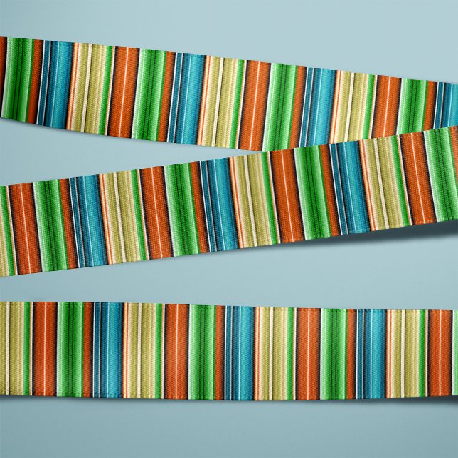 Serape Summer Vibrant Satin Ribbon (Creator Uploaded)