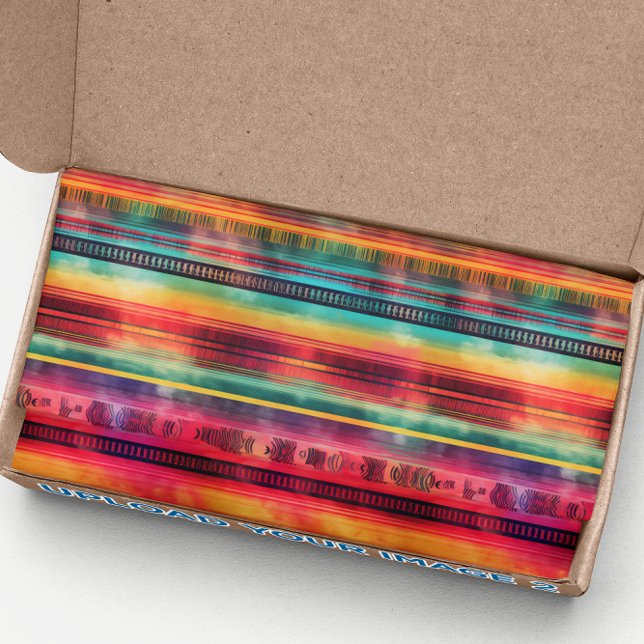 Serape Watercolor Fiesta Mexican Blanket Tissue Paper (Creator Uploaded)