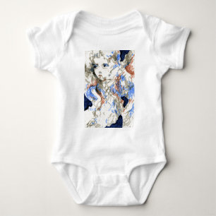 Seraph Ink Pen Drawing Baby Bodysuit