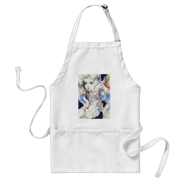 Seraph Ink Pen Drawing Standard Apron (Front)