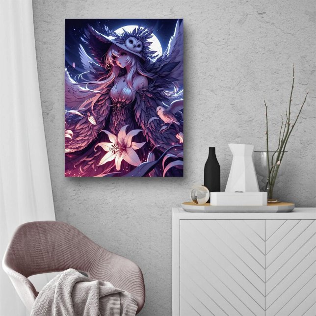 Seraph of the Night Bloom Canvas Print (Creator Uploaded)