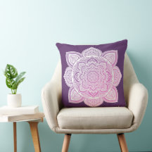Seraphiine Mandala Throw Pillow