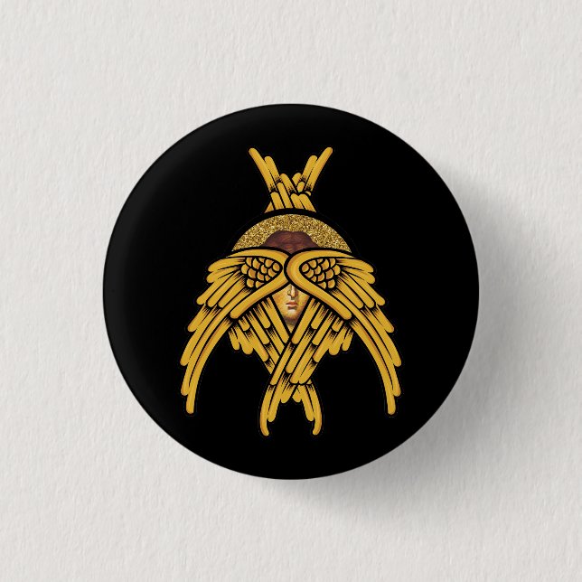 Seraphim Angel 3 Cm Round Badge (Front)