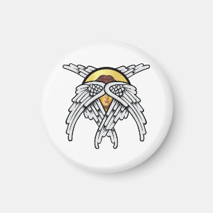 Seraphim Angel Silver Magnet