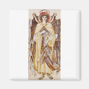Seraphim Angel surround the Divine Throne Magnet