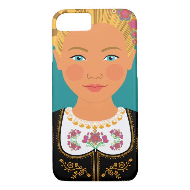 Serb Blonde Matryoshka Case (Back)