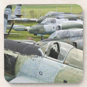 SERBIA, Belgrade. Yugoslav Aeronautical Museum Coaster