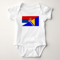 serbia bosnia Herzegovina flag country half symbol
