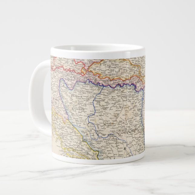Serbia, Bosnia Large Coffee Mug (Front Left)
