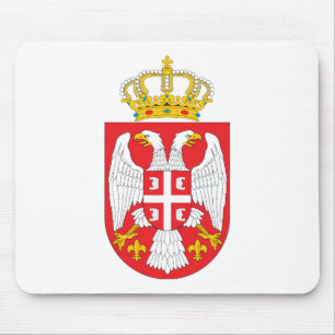 Serbia  Coat of Arms Mousepad