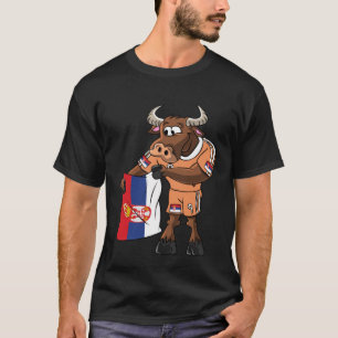 Serbia fan bull T-Shirt