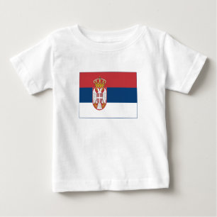 Serbia Flag Baby T-Shirt